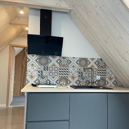 Łeba Apartament Nowecinka Centrum Bagian luar foto