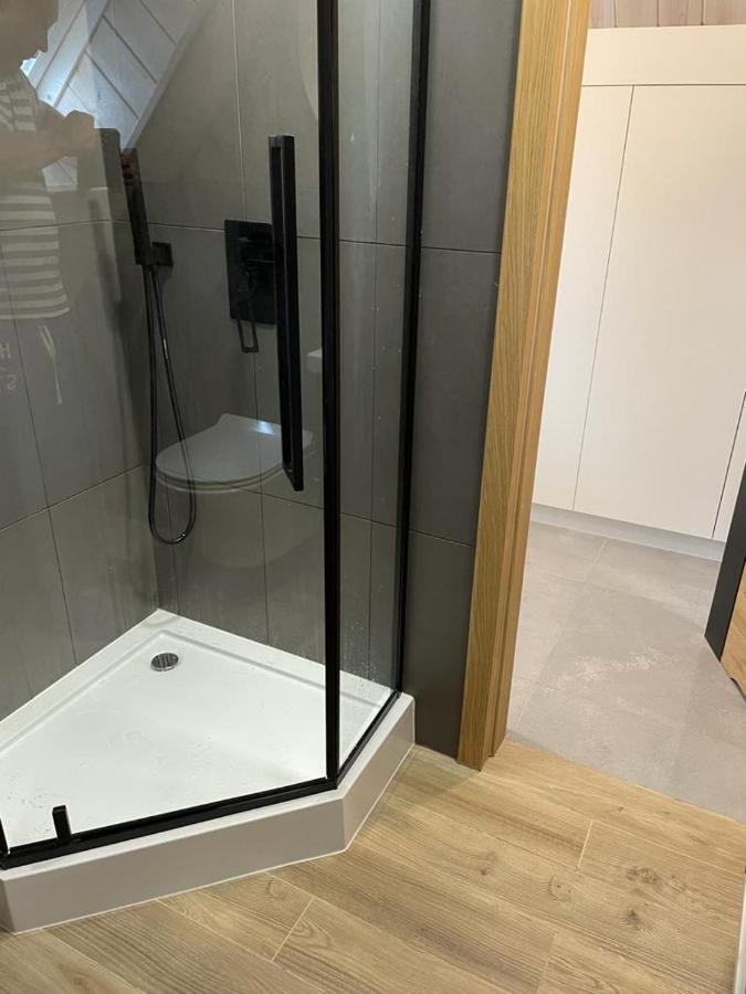 Łeba Apartament Nowecinka Centrum Bagian luar foto