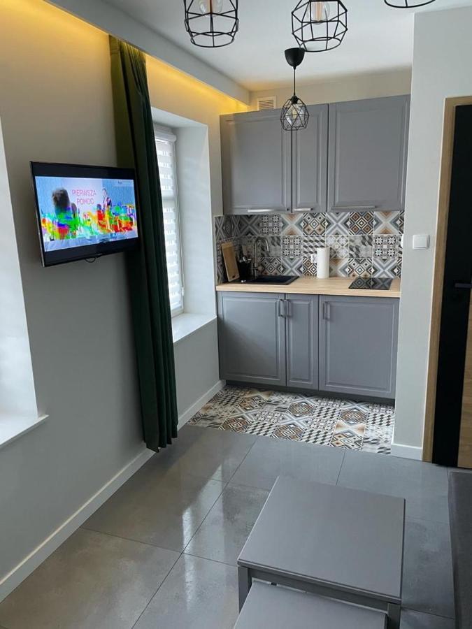 Łeba Apartament Nowecinka Centrum Bagian luar foto