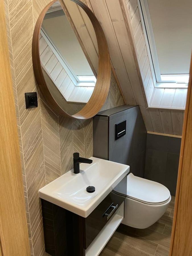 Łeba Apartament Nowecinka Centrum Bagian luar foto